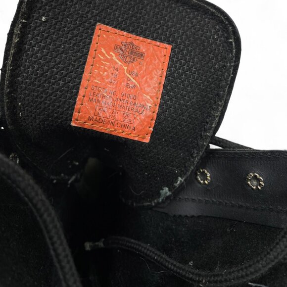Harley Davidson Steel Toe Combat Leather Motorcycle Biker Work Boots Men's 14 - Picture 10 of 15